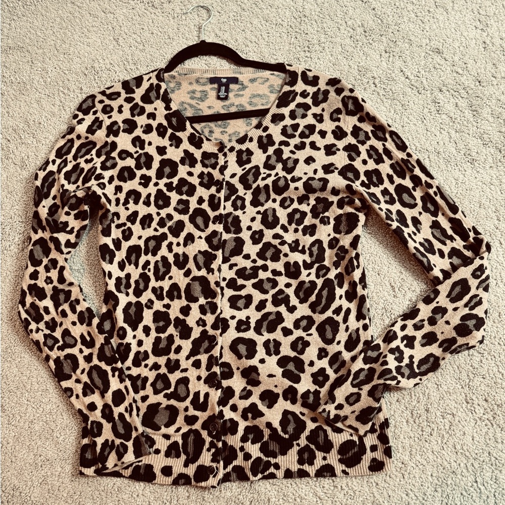 Leopard cardigan